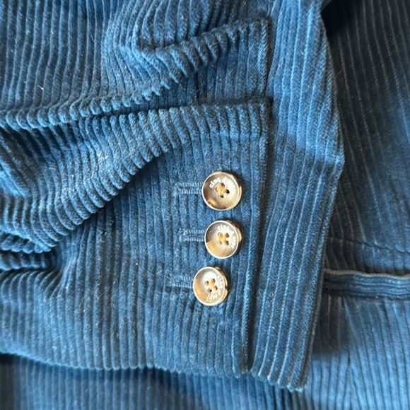 Cinq A Sept Khloe Women's Blue Corduroy Blazer - Picture 8 of 8